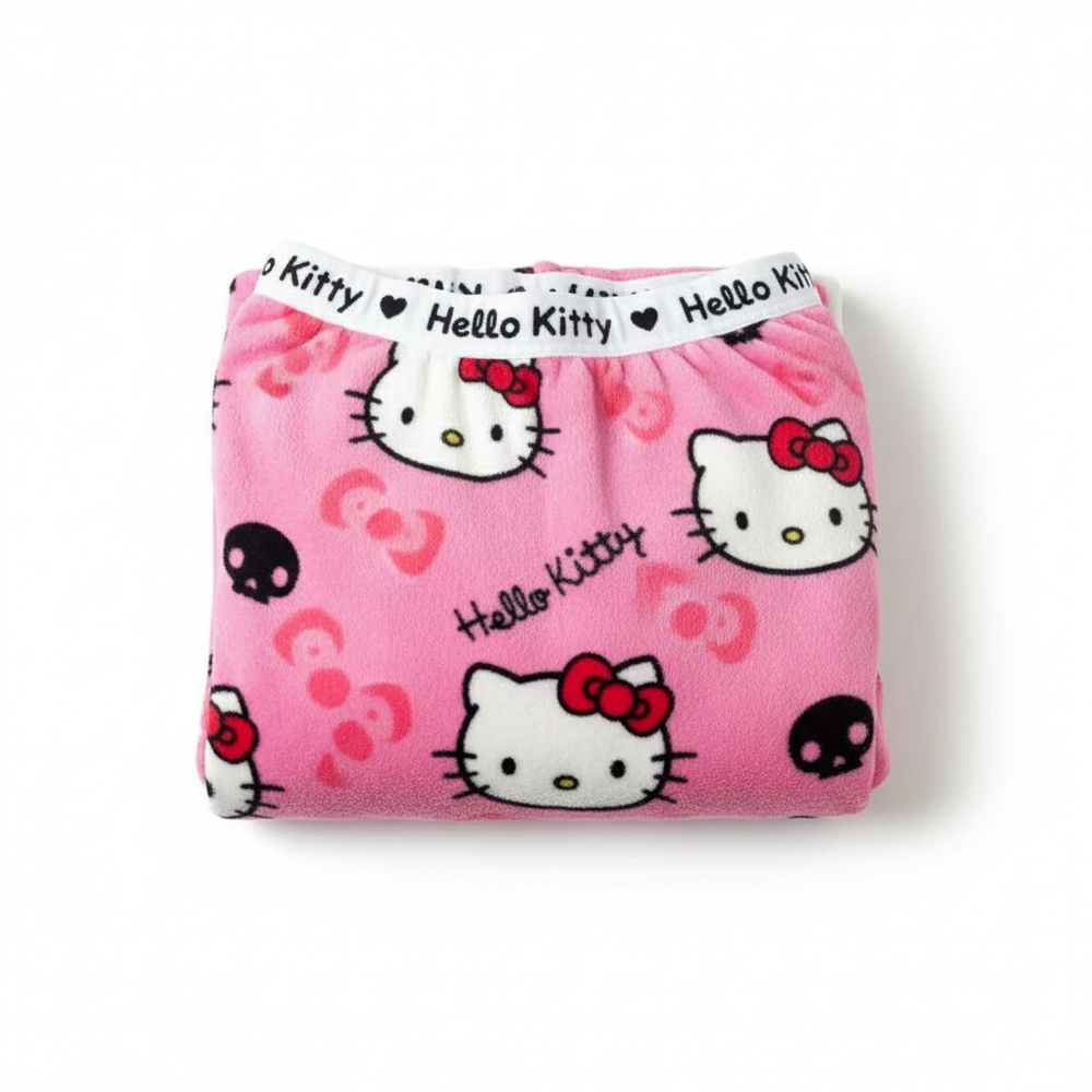 Y2K Hello Kitty Pajamas Pants Sanrio Anime Women's Pajama Pants Cartoon Couple Home Sleepwear Trousers Leisure Home Clothing